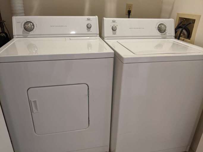 Washer and dryer